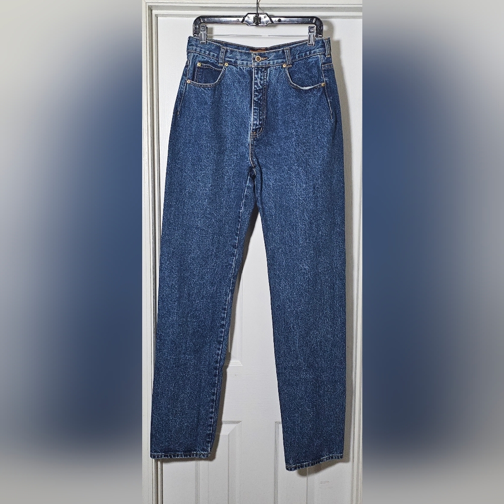 Vintage LAWMAN Women's Jeans Western Bareback Denim High-Rise Straight Leg 30x36